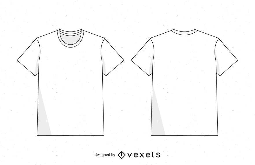 Vector De Plantilla De Camiseta De Los Hombres Descargar Vector