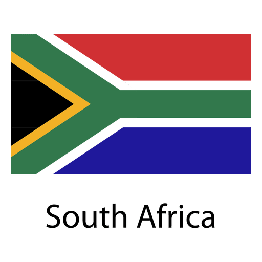 Bandera nacional de sudáfrica Descargar PNG SVG transparente