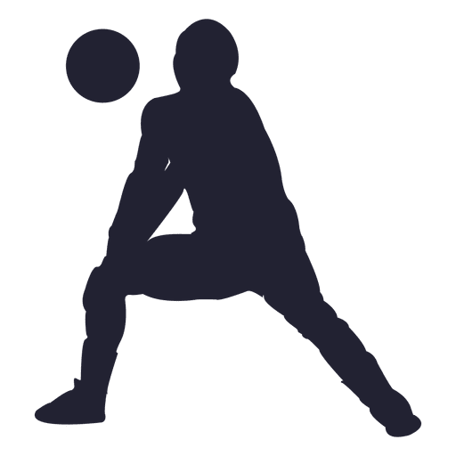 Silhueta De Jogador De Voleibol Baixar Png Svg Transparente