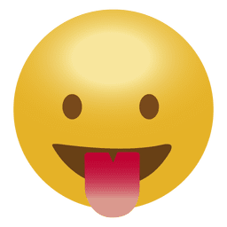 Diseño PNG Y SVG De Emoticon De Risa Emoji Para Camisetas