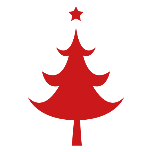 Red árbol de Navidad Descargar PNG SVG transparente