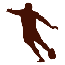 Soccer Player Kicking Ball 1 Transparent PNG SVG Vector