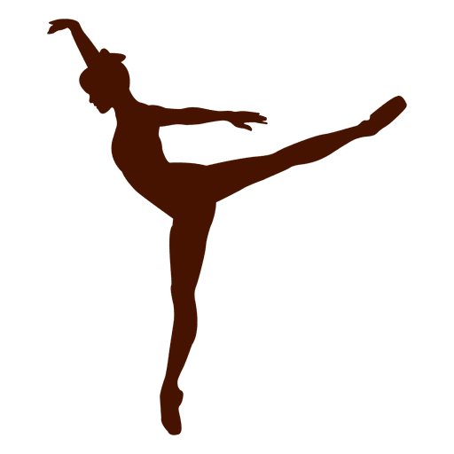 Bailarina De Ballet Pose Bailar Silueta Descargar Png Svg Transparente