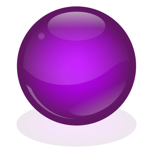 Purple Marble Ball Transparent PNG SVG Vector File