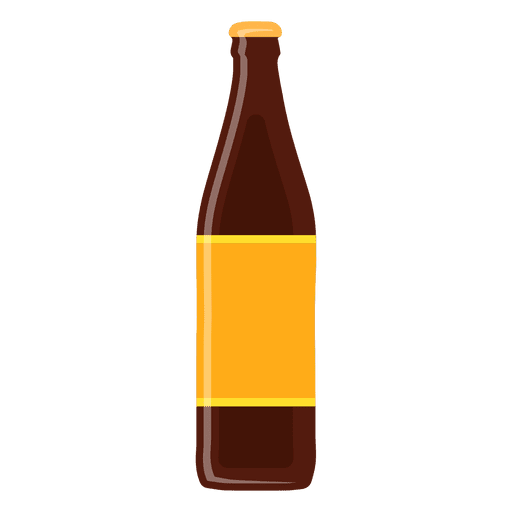 Etiqueta da garrafa de cerveja âmbar Baixar PNG SVG Transparente