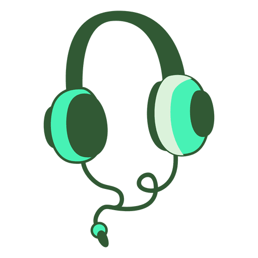 Ilustración de auriculares Descargar PNG SVG transparente