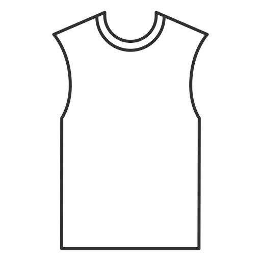 Icono De Trazo De Camiseta Sin Mangas Descargar Png Svg Transparente