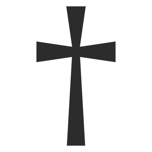 Cruz cristiana icono de la religión Descargar PNG SVG transparente