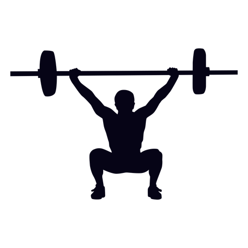 Silhueta De Crossfit Sobrecarga De Sobrecarga Baixar PNG SVG Transparente