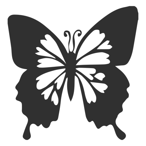 Silueta De Mariposa Emperador Azul Descargar Png Svg Transparente My