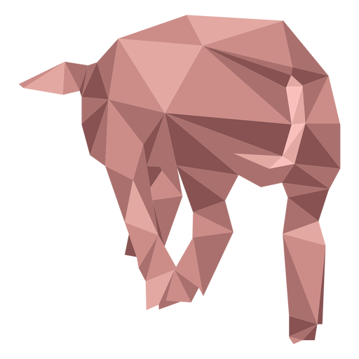 Pig Snout Ear Hoof Low Poly Transparent Png Svg Vector File