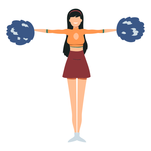 Cheerleader Pose Transparent Png Svg Vector File