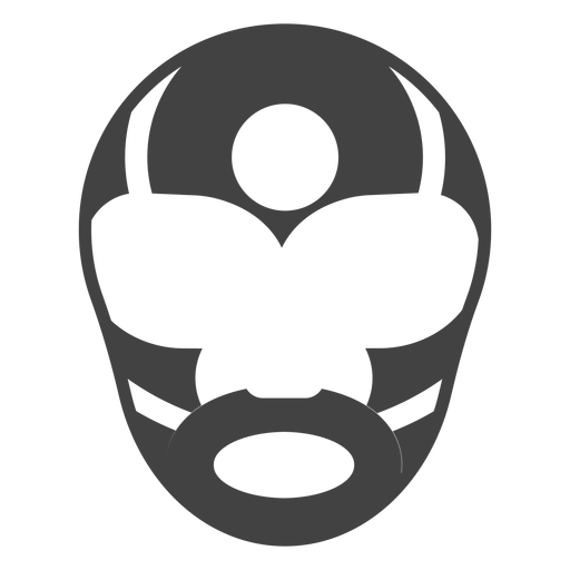 Luchador M Scara Raya C Rculo Silueta Detallada Descargar Png Svg