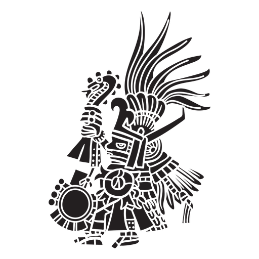 Ilustraci N De Dioses Aztecas Huitzilopochtli Descargar Png Svg