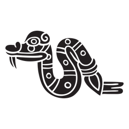 Design PNG E SVG De Símbolo De Cobra Asteca Para Camisetas