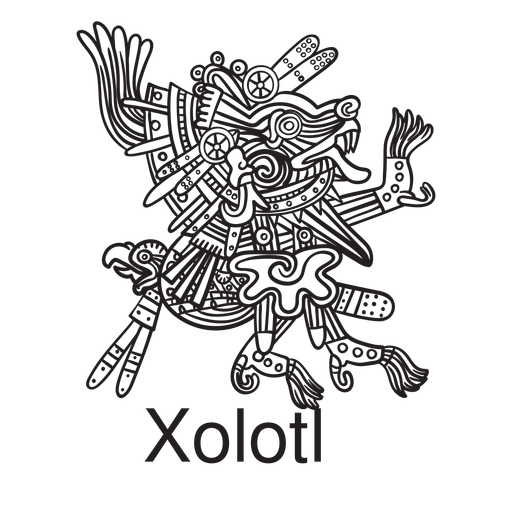 Dios Azteca Xolotl Descargar Png Svg Transparente