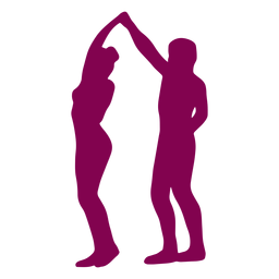 Tanzpose Duo PNG Und SVG Design Für T Shirts