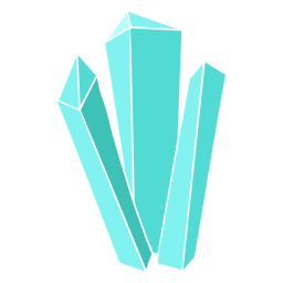 Dise O Png Y Svg De Cristales Largos Azules Para Camisetas