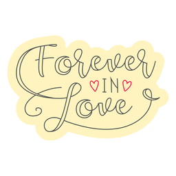 Always And Forever Lettering Transparent PNG SVG Vector File