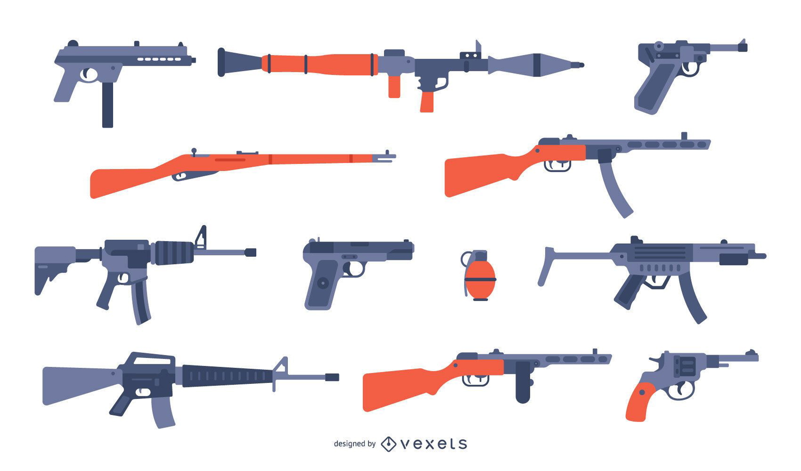 Vectores Gr Ficos De Pistolas Para Descargar