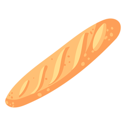 Brot Baguette Französisch Flach PNG Und SVG Design Für T Shirts