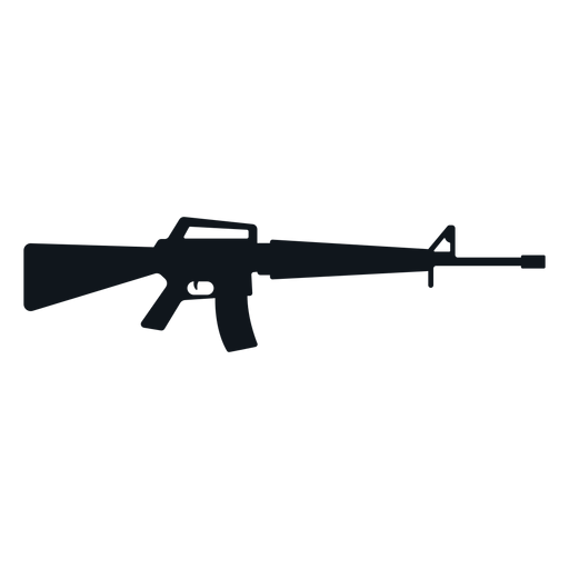 Silueta De Rifle De Asalto M Descargar Png Svg Transparente