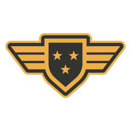 Design PNG E SVG De Emblema De Emblema De Estrelas Múltiplas Do