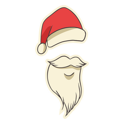 Dise O Png Y Svg De Santa Ilustraci N Barba Y Sombrero Para Camisetas