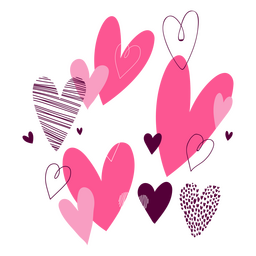 Dise O Png Y Svg De Corazones De San Valentin Para Camisetas