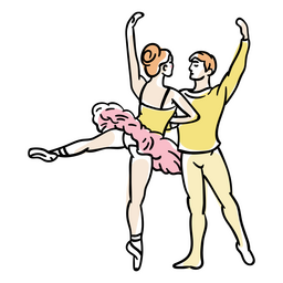 Traditionelle Paarleute Des Balletts Png Und Svg Design F R T Shirts