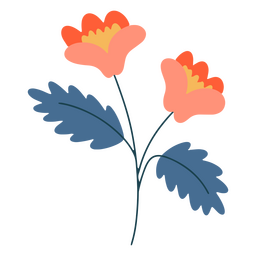 Dise O Png Y Svg De Flores Planas Vivas Para Camisetas