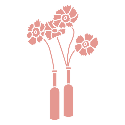 Design PNG E SVG De Buquê De Flores Rosa Claro Para Camisetas