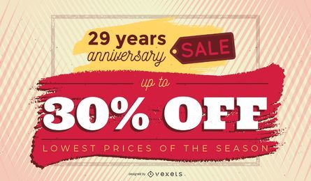 Anniversary Sale Banner Anniversary Sale Banner