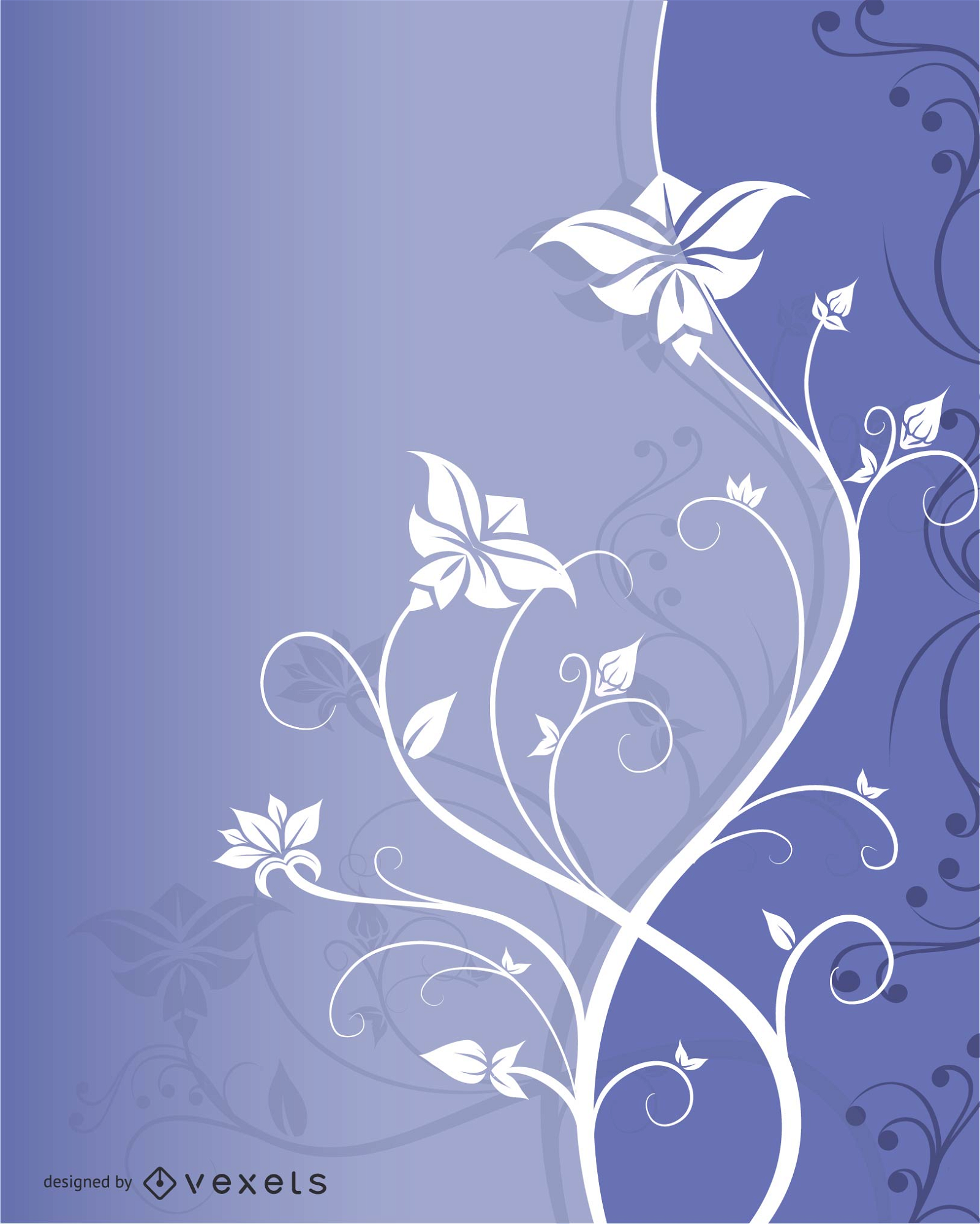 Gorgeous Fashion Flower Vector Download