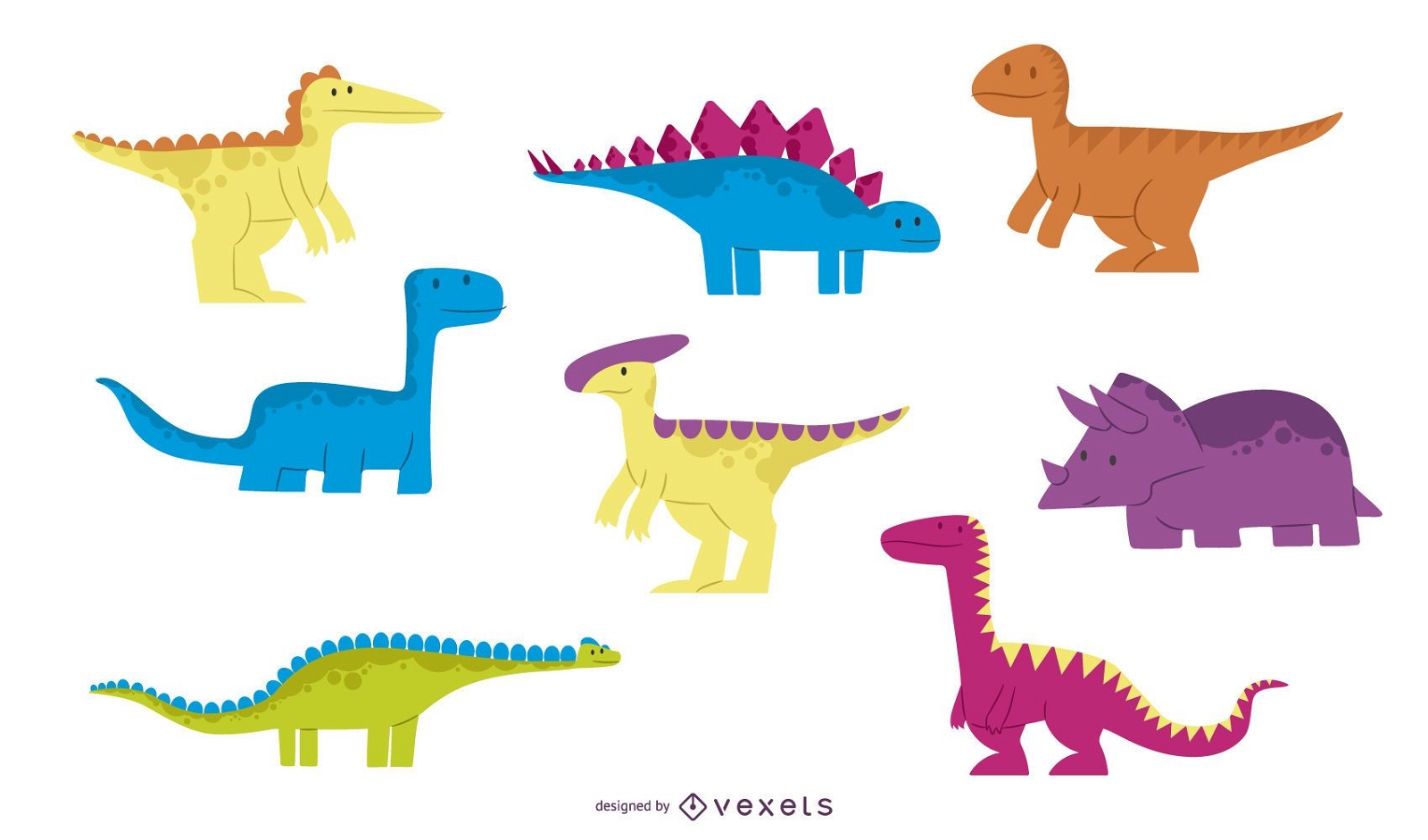 Cartoon Dinosaur Illustrator 3 Vector Download
