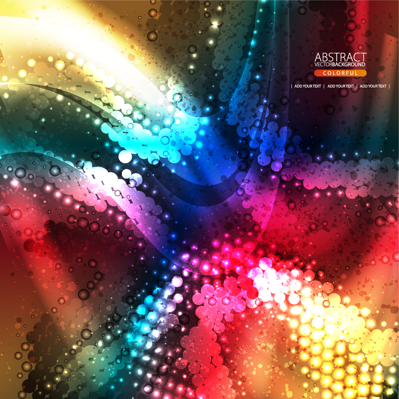 O brilhante Dynamic Flow Color 02 Vector
