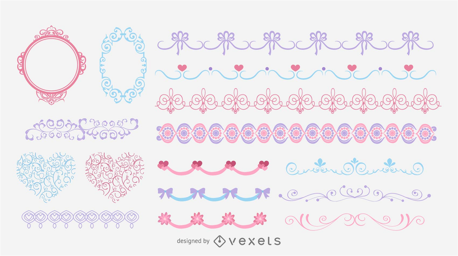 lace frame vector