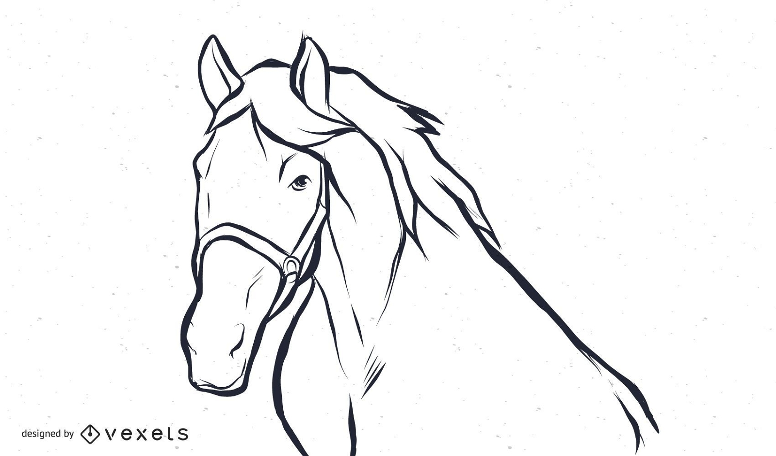 Vetores de Como Desenhar Cavalo Cavalo De Desenho Fácil Para