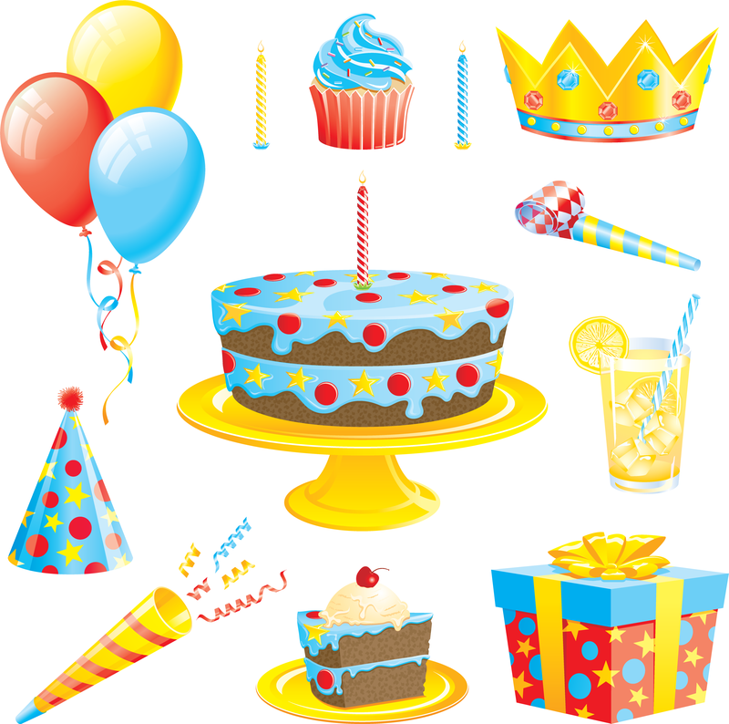 Clipart de Fiesta de velas de cumpleaños PNG para Descargar Gratis