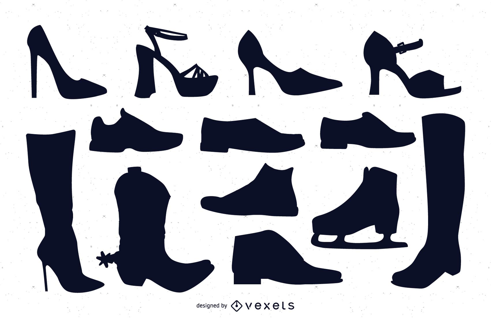 sapatos fashion illustrator 01 vector free download