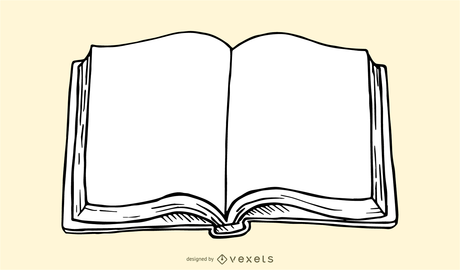 Open Book Illustration Vector Download