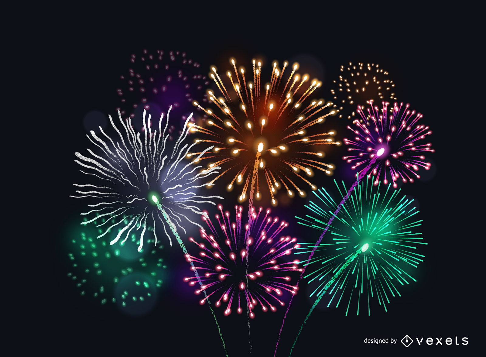 Fogos De Artifício Coloridos De Fogos De Artifício PNG Imagens Gratuitas  Para Download - Lovepik