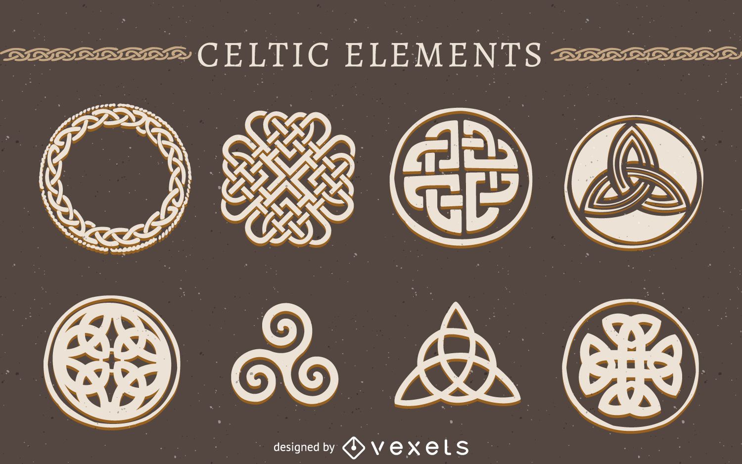 Celtic Element Set Vector Download