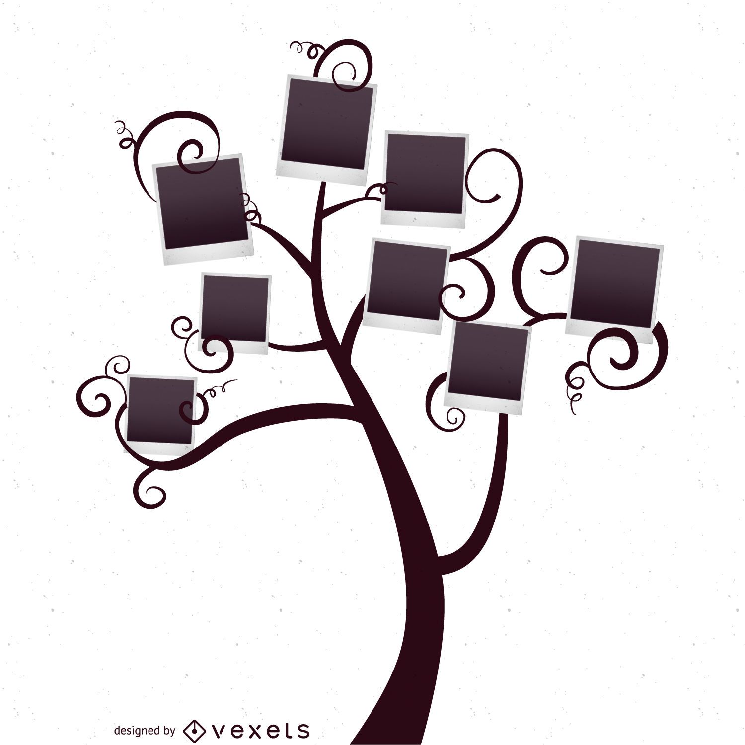 Family Tree Template, Vectors