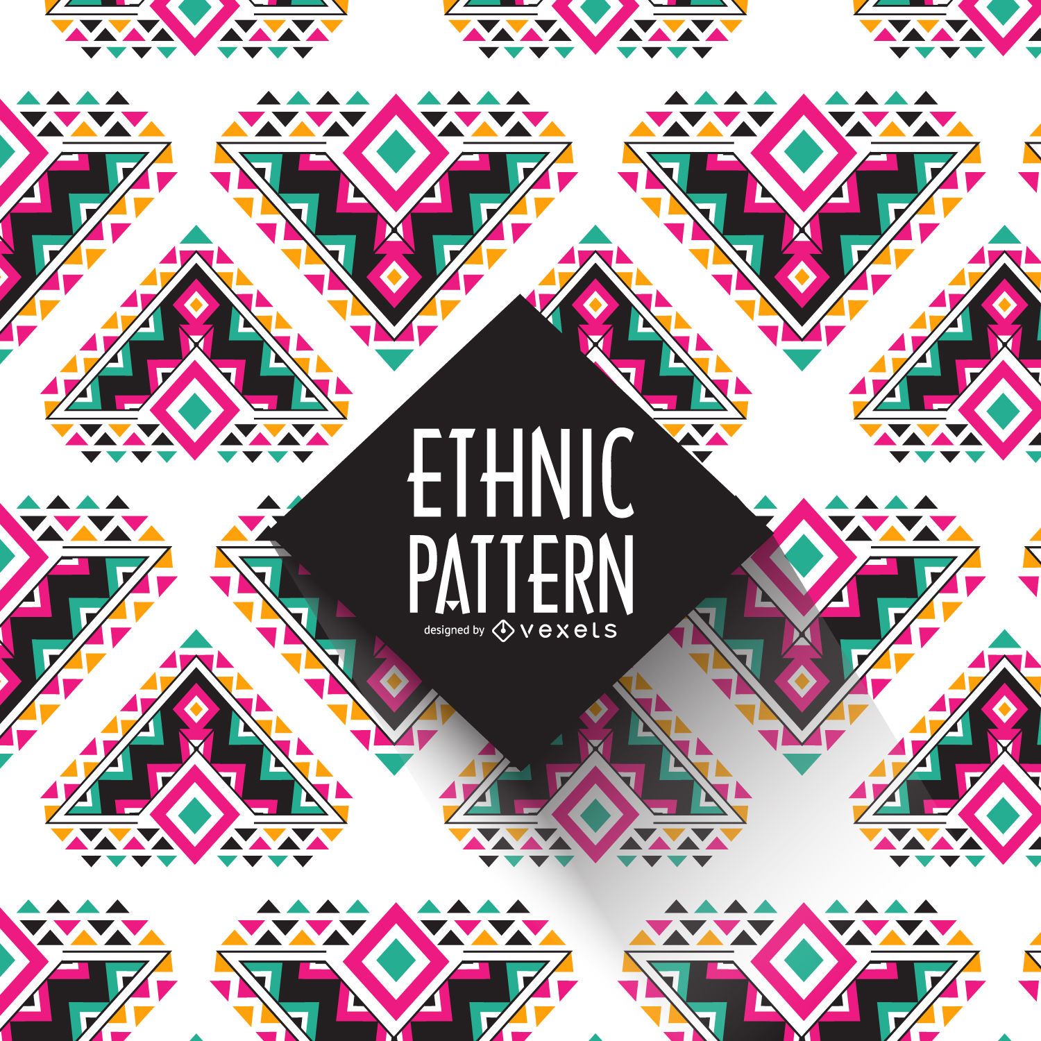 Geometric Ethnic Pattern Vector Download