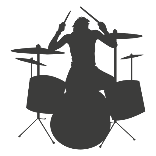 Drummer Silhouette PNG \u0026 SVG Design ForDrummer Silhouette PNG \u0026 SVG Design For  