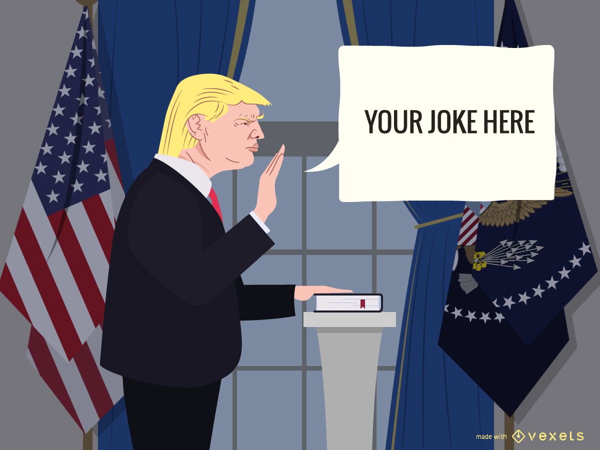 Donald Trump Joke Generator Vector Download