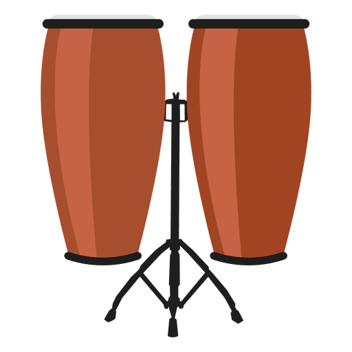 Congas Percussion Illustration PNGCongas Percussion Illustration PNG  