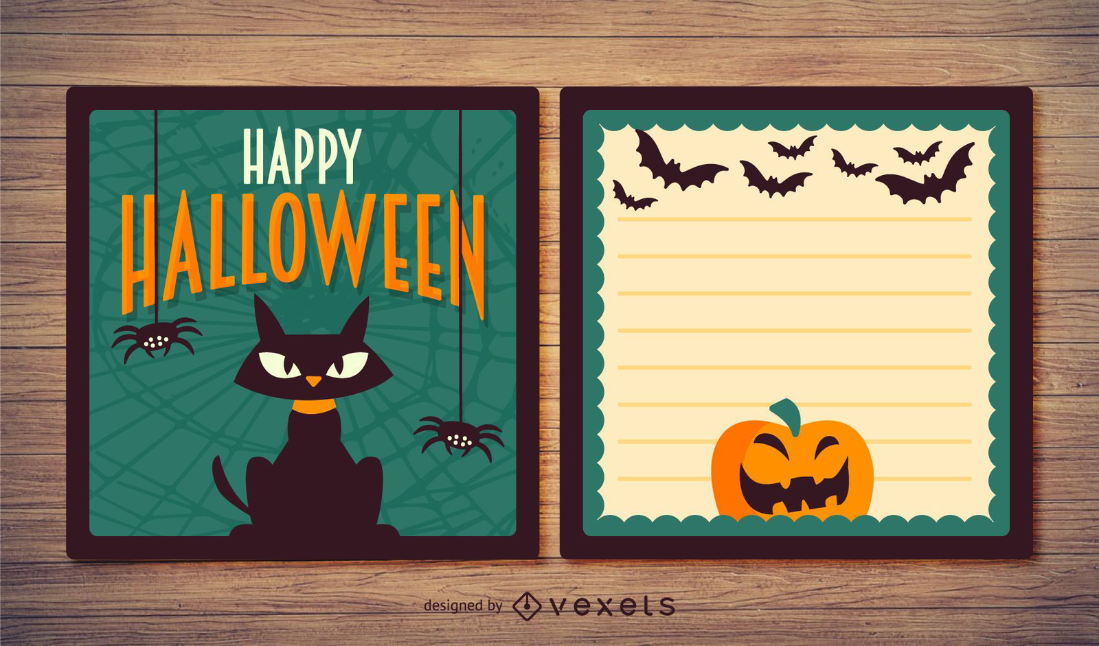 Happy halloween card with mandrake • adesivos para a parede gato