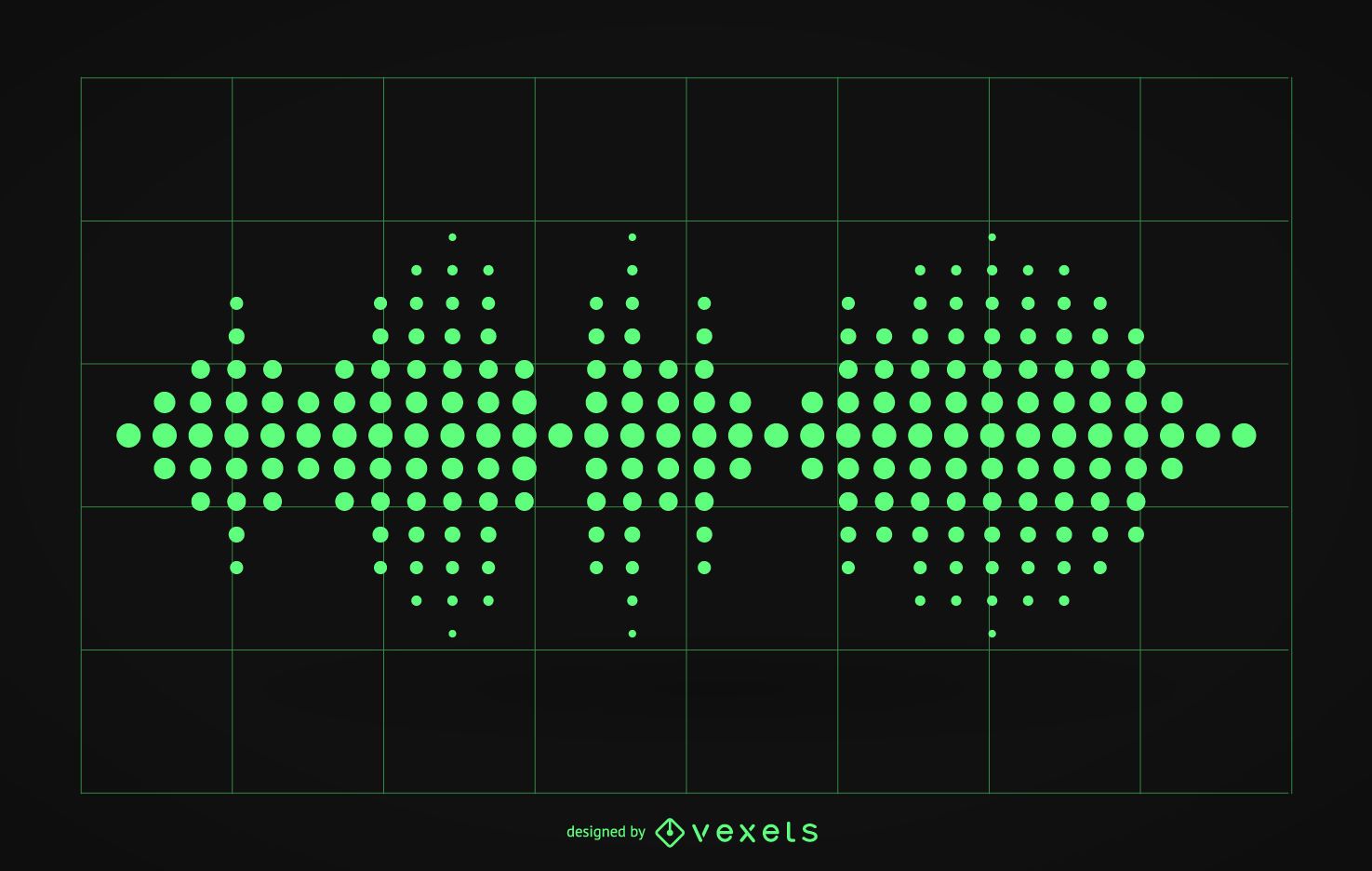 ondas de sonido arte vectorial